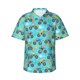 thumbnail image 1 of Fotbe Cartoon Monster Truck Camisa Hawaiana para Hombre Unisex – Camisa Casual de Verano con Botones de Manga Corta de Algodón y Lino,XX-Large, 1 of 7