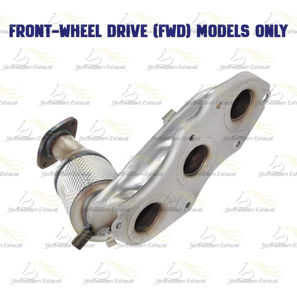 Northeastern Exhaust | EPA-Approved Passenger Side Manifold Integrated Catalytic Converter Fits 2011–2016 Toyota Sienna 3.5L Minivan – Direct Fit | Free Gaskets, Bolts & Nuts Included