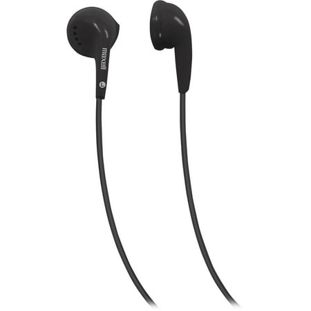 UPC: 0025215190247 | Maxell In-Ear Headphones  Black  MAX190560