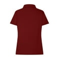 thumbnail image 5 of vigerkar Women's Short Sleeve Polo T-Shirt - Casual Button-Up Loose Fit Top for Summer Comfort Style , XXL, 5 of 6