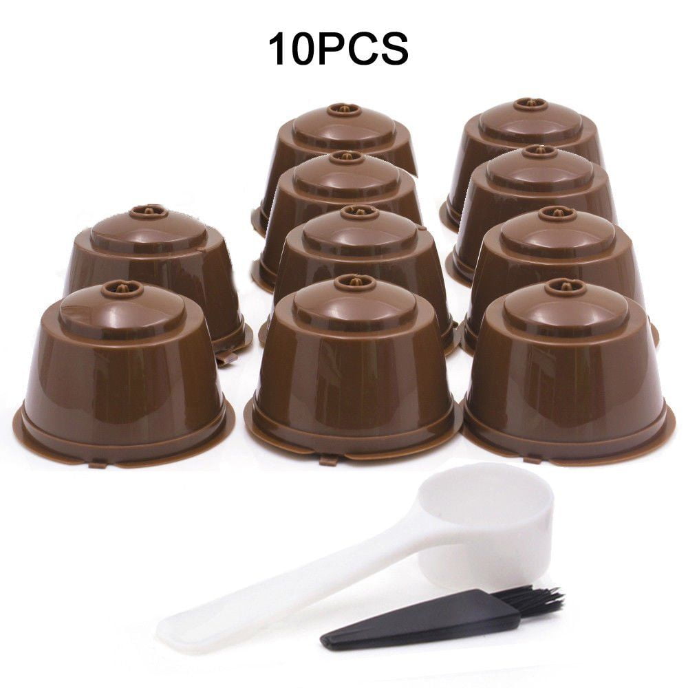 10xRefillable/Reusable Coffee Capsule Pods Cups for ...