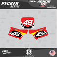 thumbnail image 3 of Kalair GFX Graphics Kit for Honda XR200R (1984-2002) Pecker Series, 3 of 5