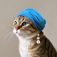 thumbnail image 2 of Ensemble de Boucles d'Oreilles Bandana pour Animaux de Compagnie Extensible Accessoire Photo pour Fête, 2 of 9