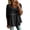 Black women's boho tops a1, variant on Women's Fall 3/4 Sleeve Round Neck Embroidery Boho Tops Solid Casual Basic Pullover Tshirt Loose Blouses Trendy Winter Vacation Fashion Clothes, Gray XL