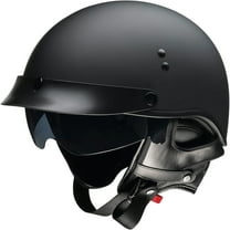 Z1R Vagrant NC Half Motorcycle Helmet Flat Black XS