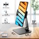 thumbnail image 5 of Soporte para tableta ROADOM, ajustable y giratorio de 360°, negro, 5 of 6