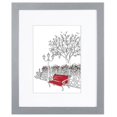 thumbnail image 1 of Edgewood 1079101520 Cadre Photo de Base Plat de 11 x 14 Po - Blanc, 1 of 1