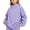 Purple, variant on Jalioing Mock Neck Sweatshirt for Kids Casual Fashion Solid Color Long Sleeve Pullover Fall Winter Tops for Boys Girls