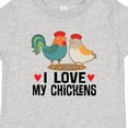 thumbnail image 4 of Inktastic Chicken Farmer I Love My Chickens Boys or Girls Baby T-Shirt, 4 of 5
