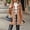 Yellow, variant on Womens Plaid Oversized Jacket Waffle Knit Shacket Tops Button Down Long Sleeve Shirt Casual Trendy Clothes 2025