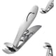 thumbnail image 1 of Cortaúñas de Codo de Acero Inoxidable | Abertura Amplia con Agarre Ergonómico | Cuchillas Curvas En Ángulo para Uñas Gruesas y Encarnadas | Lima de Uñas Metálica Integrada | Herramienta Duradera para, 1 of 3
