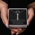 thumbnail image 4 of Vertical Name Necklace - Not Enough Words Mom, 4 of 10