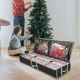thumbnail image 4 of Christmas Tree Storage Bag, Festive Season Christmas Decorations Storage Box, Heavy Duty Storage Bag with Double Stitched Zip and Carry Handles, Xmas Tree Storage Bag G 105x36.5x16cm, 4 of 6