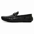 thumbnail image 4 of Men's Casual Loafers Slip On Leather Shoes Comfortable Lightweight Driving Shoes Male Moccasins Classic Penny Loafer Flats Boat Shoes Outdoor Walking Shoes, 4 of 22