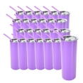 thumbnail image 4 of ProSub 20oz Epoxy & Engravable Coated Stainless Steel Skinny Tumbler - Purple, 4 of 11