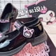 thumbnail image 3 of Zapatos de cuero pequeños de princesa británica negra para niña, suelas blandas para primavera y otoño, nuevos zapatos de primavera Mary Jane con suela gruesa 2024, 3 of 5