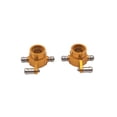thumbnail image 2 of ZheElen 2pack/lot Aluminium Alloy Upgrade Rear Steering Hub Carrier For 1/28 Wltoys K969 Metal Upgrade Rear Steering Cup For RC Gold, 2 of 6