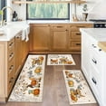 thumbnail image 5 of Fall Kitchen Rugs with Runner Sets 3 Piece Farmhouse Pumpkin Seasonal Harvest Holiday Party Rugs and Mats Non Skid Washable Kitchen Floor Mats for Home Hallway Sink Decor(Hello Fall), 5 of 6