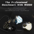thumbnail image 2 of QKZ Auriculares con cable de 3,5 mm Fitness Sports HiFi Auriculares con sonido estéreo Control de línea de 2 pines Tablet Computadora Auriculares con micrófono Negro kenally EL005362-01B, 2 of 2