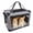 42.0"L x 28.0"W x 28.0"H, variant on Gaderth Soft Dog Crate for Car, 600D Washable Cover Folding 3-Door Collapsible Travel Carrying Kennel Bag with Soft Pad, Portable Pet Cage for Medium Large Dogs