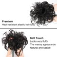 thumbnail image 3 of MORICA Tousled Updo Messy Bun Hair Piece Extension with Elastic Rubber Band Synthetic Scrunchies Ponytail for Women, 3 of 5