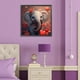 thumbnail image 5 of Pintura de diamante 5D DIY Kit de elefante de taladro redondo completo decoración del hogar 30x30cm, 5 of 9