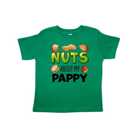 

Inktastic Nuts About My Pappy Peanut Almond Pistachio Gift Toddler Boy or Toddler Girl T-Shirt