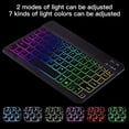 thumbnail image 2 of Teclado Bluetooth inalámbrico retroiluminado para Lenovo Tab M10 Plus P11 Pro Funda protectora para teclado Bluetooth, 2 of 5