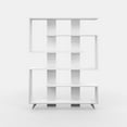 thumbnail image 4 of Ada Home Decor Furniture Multiple Tier Open Shelf White Segur Modern Bookcase, 4 of 7