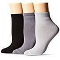 thumbnail image 3 of Women's ComfortBlend Lightweight Ankle Socks - 6 Pair, 3 of 3