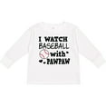 thumbnail image 3 of Inktastic I Watch Baseball with My Pawpaw Boys Long Sleeve Toddler T-Shirt, 3 of 5