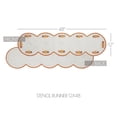 thumbnail image 3 of VHC Brands Country Halloween Stencil Table Runner 12x48 Braided Cotton, Kitchen Dining Table Holiday Decoration, Decor for Fall and Halloween, 3 of 3