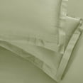 thumbnail image 5 of Superior Cotton Blend 600 Thread Count Duvet Cover Set, King/ California King, Sage, 5 of 5