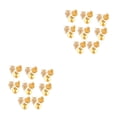 thumbnail image 3 of bedienty 100 Sets Ear Stud Tray Making Findings Earrings Stoppers Bottom Craft Hypoallergenic Earring Accessory Adults Using Gold Color/ 12mm 2Set, 3 of 6