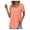 Pink, variant on CIENVNSTG Casual Summer Tunic Tops for Women Pleated Design Square Neck Short Sleeve Solid Color Tee Shirts Fashion Clothing for Daily Wear Weekend Outings and Social Gatherings Mint Green XL