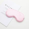 thumbnail image 1 of Máscara de ojos de seda con el mismo color y el mismo borde, antifaz para dormir de viaje, transpirable, con hebilla ajustable para adultos, 1 of 4