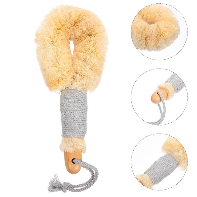 Luxshiny 2Set Facial Dry Brush For Skin Exfoliation With Ergonomic Design