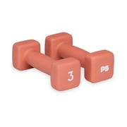 POPSUGAR 32lb Neoprene Dumbbell Set with Rack, 3lb, 5lb & 8lb Hand Weights for Strength Training, Home Workouts & Pilates