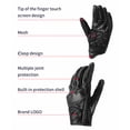 thumbnail image 4 of Riwcyla Genuine Sheepskin Gloves Breathable Full,fingers Durable Perforated Leather Gloves Hand Protector for Racing Motor Cycling, 4 of 6
