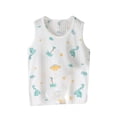 thumbnail image 2 of BLTIBY Girls Boys Tank Top Summer Sleeveless Funny Vest T Shirt for Teen Toddler Infant Round Neck Printed Fashion Casual Blouse White 2 2-3 Years, 2 of 3