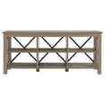 thumbnail image 4 of Evelyn&Zoe Sawyer Rectangular TV Stand for TV's up to 65" in Antiqued Gray Oak, 4 of 8