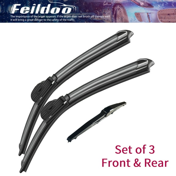 Feildoo Front & Rear Windshiled Wiper Blades Fit For Hyundai Tucson 2005-2017, Pack of 3, Y25B3U8S