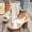 White, variant on Chunky Platform Heels for Women Heeled Sandals Comfy Leather Open Toe Ankle Strap Dress High Heels Prom Wedding White 5.5(36)