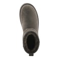 thumbnail image 5 of L'Artiste BRANDAI Shearling-Lined Ankle Boot – Embossed Leather & Suede Slip-On with Whipstitch Detail, 5 of 9