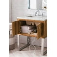 thumbnail image 2 of James Martin Furniture 311-V30-APP-3EJP 30 in. Westlake Natural Applewood Single Bathroom Vanity with 3 cm Eternal Jasmine Pearl Quartz Top & Sink, 2 of 4