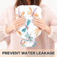 thumbnail image 5 of 2L Hot Water Bottle with Soft Velvet Cover PVC Hot Water Bag for Pain Relief Long-Lasting Warmth Cartoon Dragonflies Pattern, 5 of 8