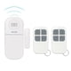 thumbnail image 1 of Alarma antirrobo con control remoto, alerta inalámbrica de entrada abierta de ventana y puerta, sensor de contacto magnético, funciona con pilas, sirena fuerte de 130 dB para seguridad del hogar,, 1 of 7
