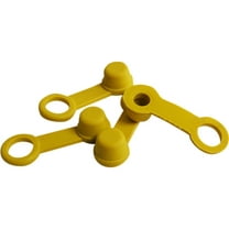 Helix Racing Products 202-2002 Brake Bleeder Caps - Yellow
