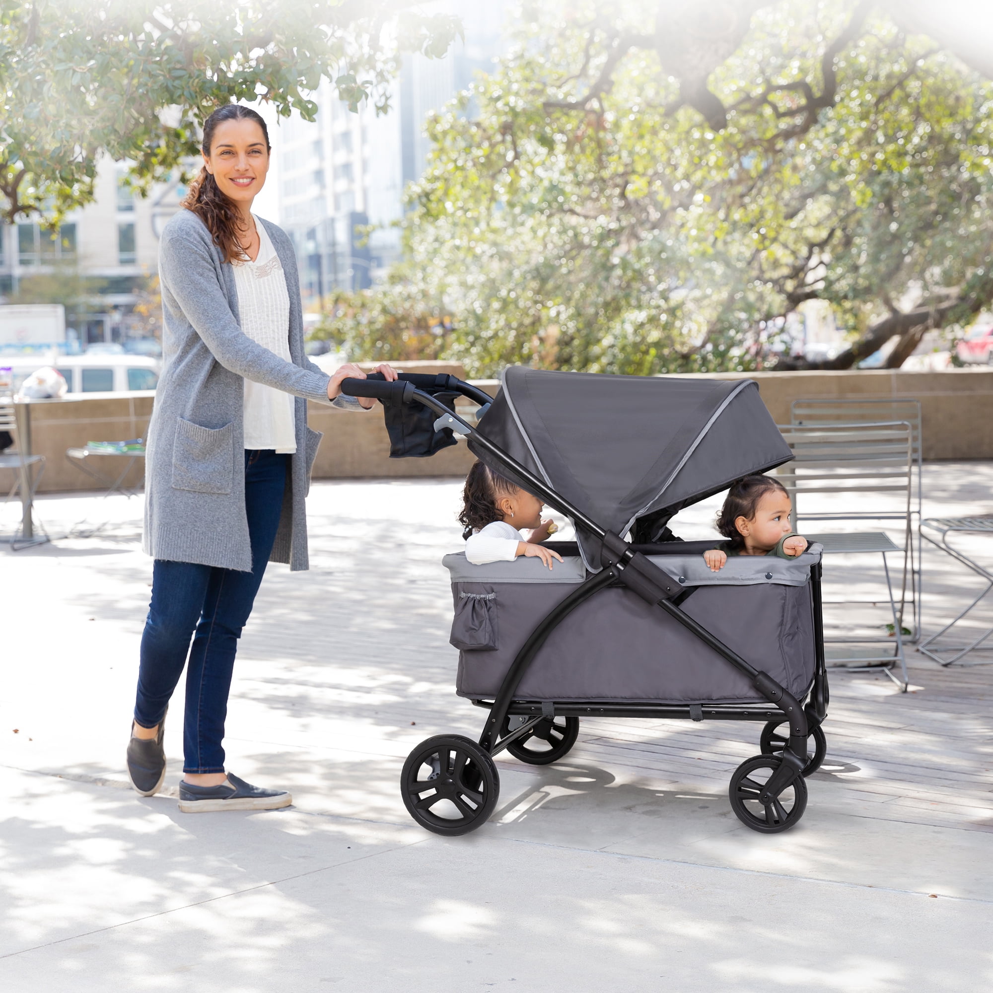 Baby Trend Tour LTE 2-in-1 Stroller Wagon - Desert Grey