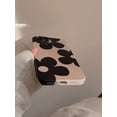 thumbnail image 4 of 1pc Gucadi Black Floral Phone Case For Apple Iphone, 4 of 4